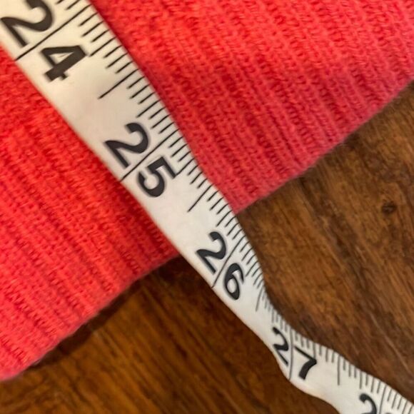 Talbots pink cableknit turtleneck button cuff sweater sml - Picture 3 of 8